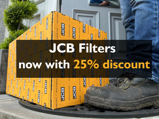 Maximising Performance: The Importance of JCB Filters with a 25% Discount!