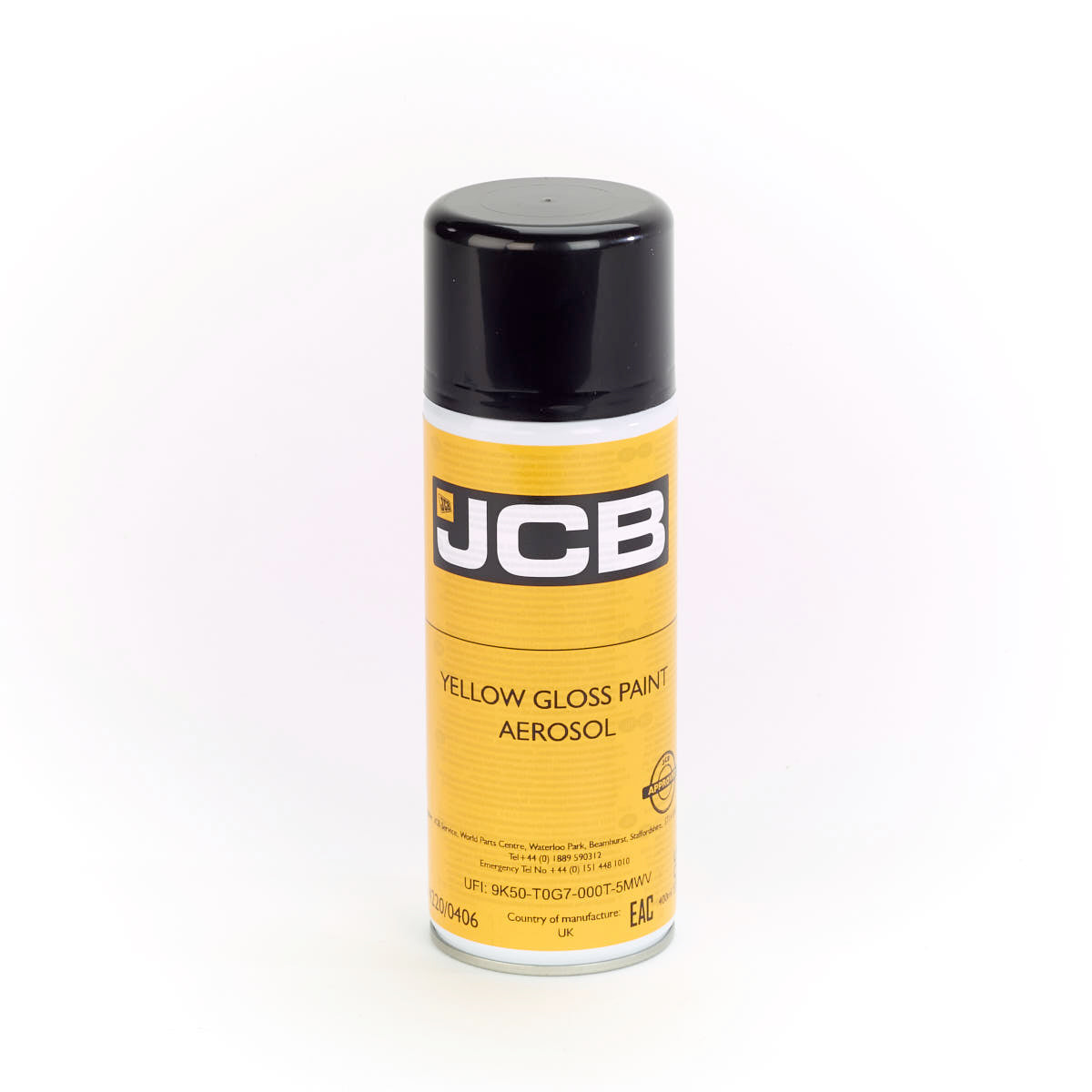 JCB Yellow Gloss Paint Aerosol