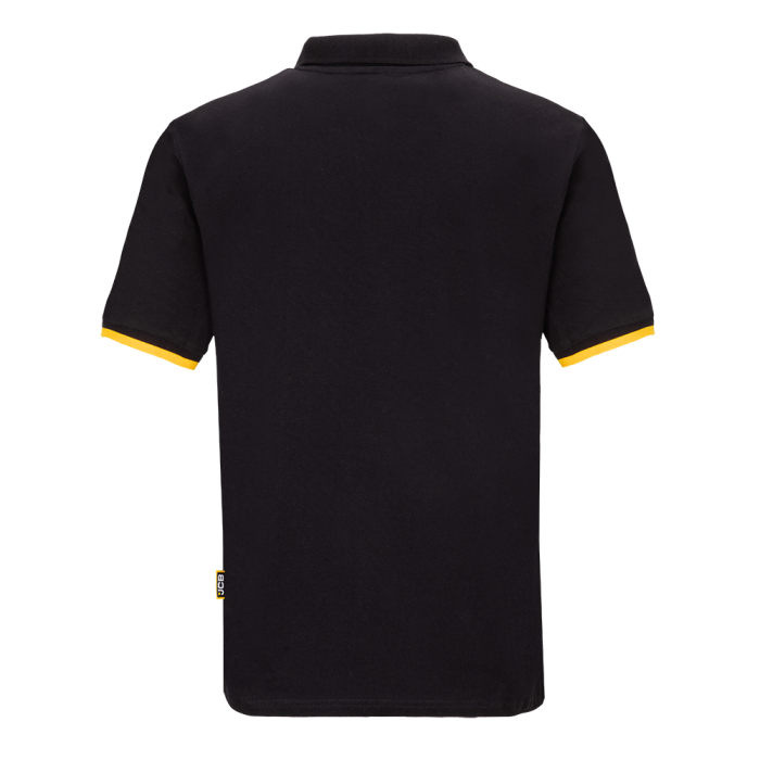 Black Cotton Polo JCB3337