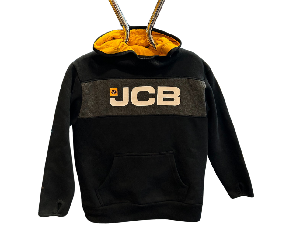 Kids JCB Black & Yellow Hoodie