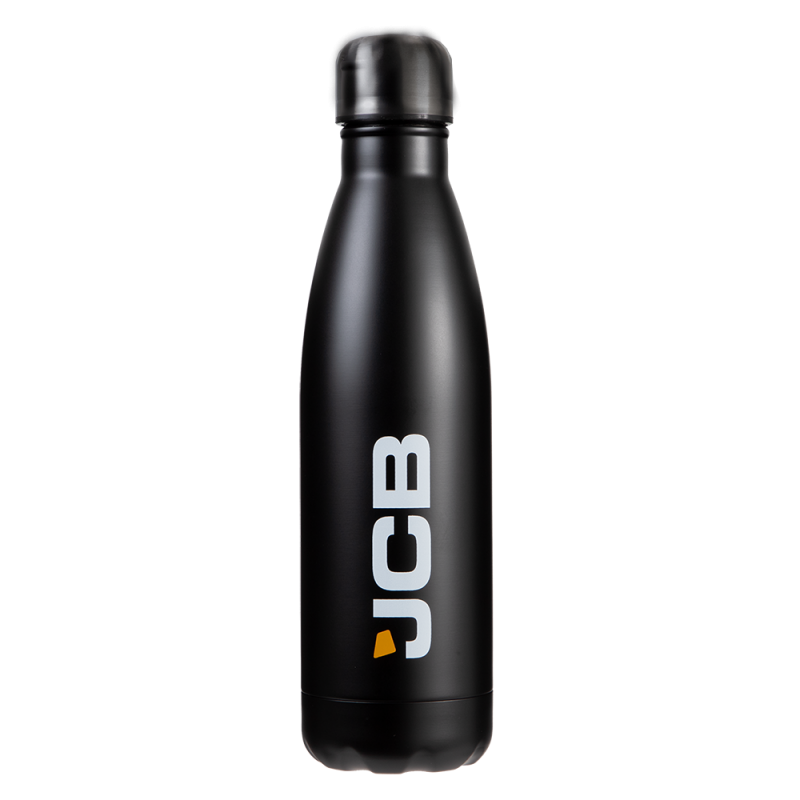 JCB Black Water Bottle